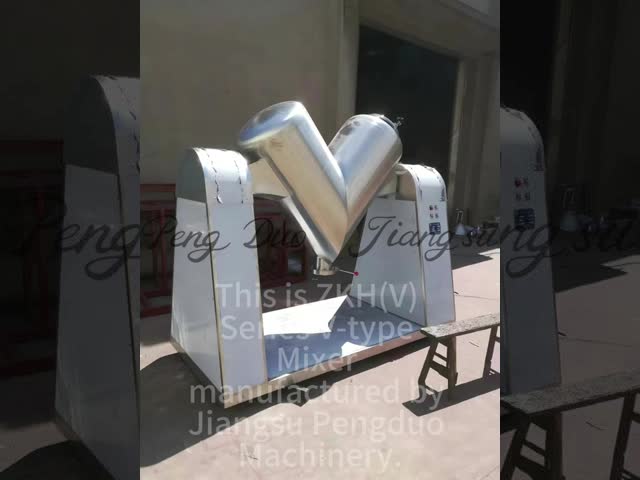 High Precision Blending Mixing Equipment Machine Pharmaceutical V Type Powder Mixer
