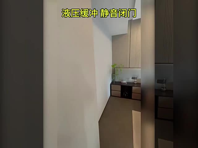 High Quality 6in Concealed Soft Close Modern Aluminum Alloy Hinge Bedroom Kitchen Bathroom Self-Closing Silent Sliding Doors