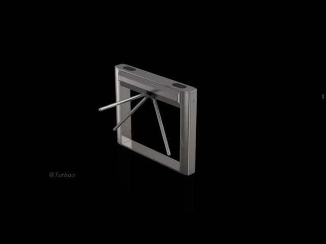 Durable SUS304 Access Control Tripod Turnstile Three Arm Gate ES1216