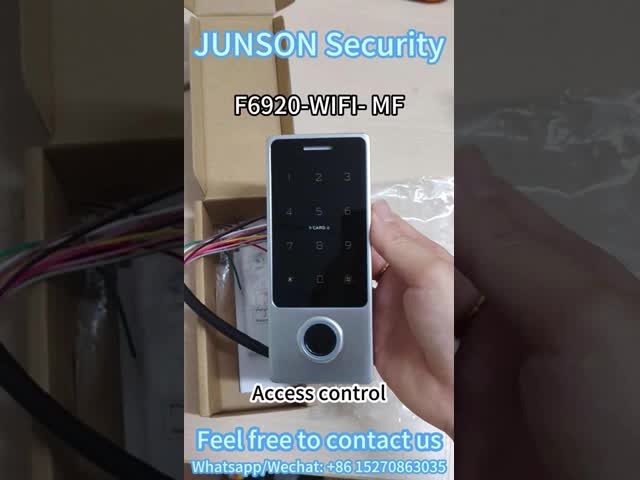 Tuya Smart IP67 Waterproof Fingerprint Access Control Reader with Wiegand Keypad System