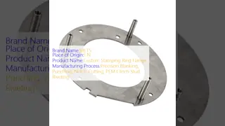 Custom Stamping Ring Flange with Precision Metal Stamping Process and High-Quality Material Options for Excellent Dimensional Accuracy