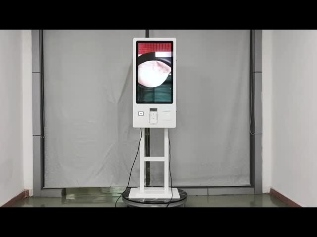 32 inch Double Sided Self Service Touch Screen Kiosk with Thermal Printer for Restaurants