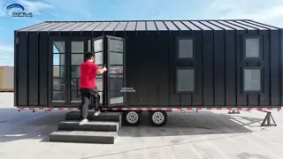 US/AS Modular Home Prefab Tiny House Kit With Trailer For Camping/ Resort
