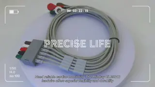 Mindray 0010-30-43145 ECG leadset 5-lead leadwires Adult EL6501B ECG leadwire