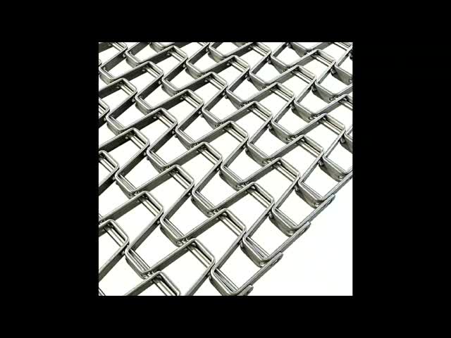 Heavy Duty Honeycomb Flat SGS Gi Mesh Conveyor Belt