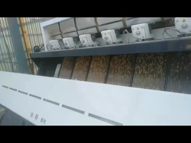8-Chute High-Resolution Cereal Grain Color Sorter, Capacity for Corn, Wheat, Rice & Legumes.
