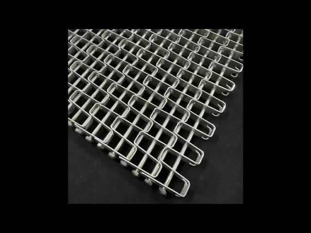 304/316 SS Flat Wire Conveyor Belt / Conveyor Chain Belt 0.5mm-3mm Thickness