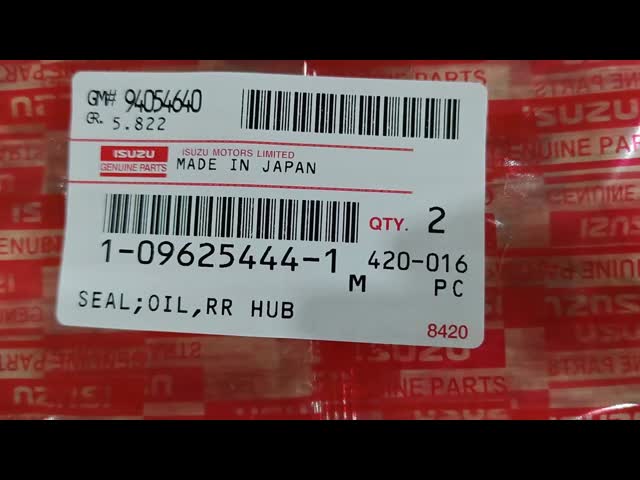 1-09625444-1 SEAL;OIL,HUB