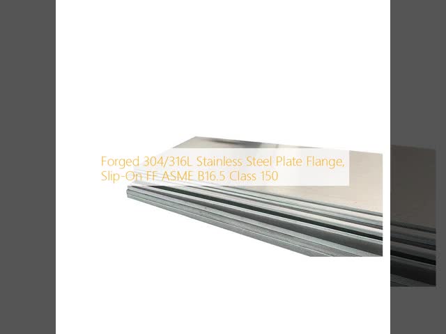 Forged 304/316L Stainless Steel Plate, Flat Surface Steel Sheet for Flange/Piping Application