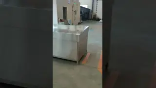 Commercial Stainless Steel Refrigerated Fish Display Counter Seafood Showcase for Supermarket