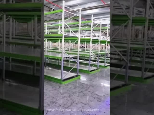 Teardrop Multi Layer 82FT/2.5M Industrial Metal Shelving In Warehouse Storage Solution
