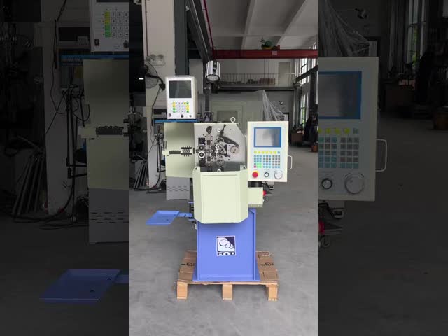 Six Axes Spring Coiling Machine Wire Dimater 0.5-2.0mm Spring Coiler Equipment