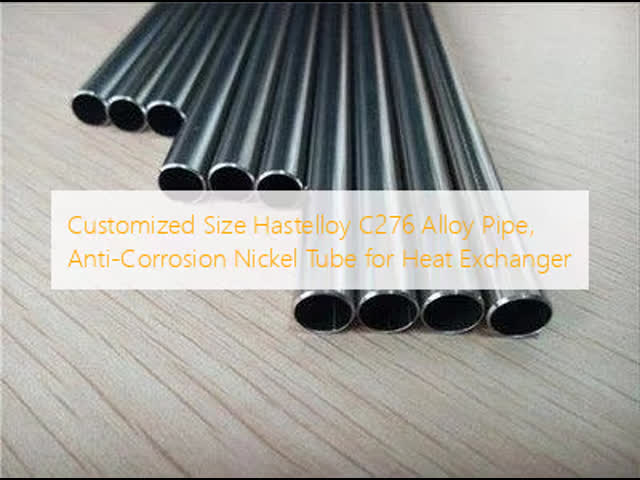 Customized Length Round Hastelloy C276 Pipe for Various Applications