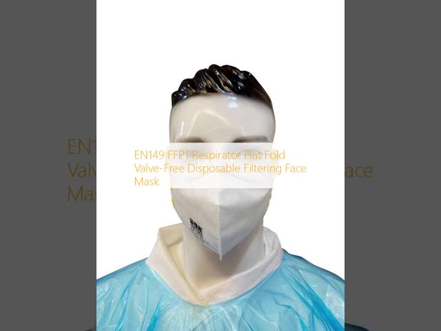 FFP1 Foldable Respirator Mask Reliable Dust Protection