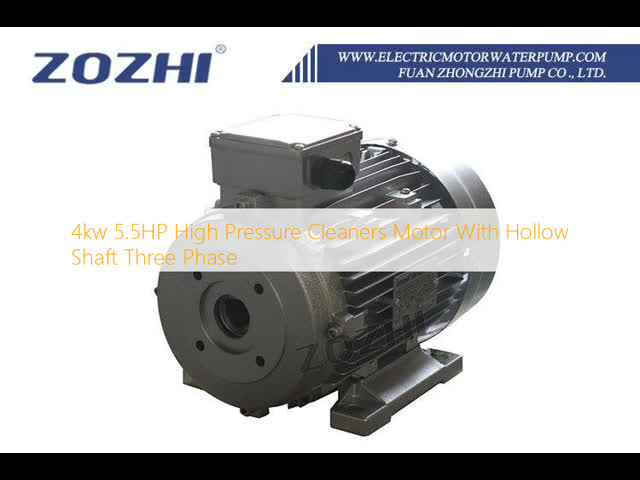 HS100L3-4 Hollow Shaft Electric Motor 3 kW / 4 HP with Hollow Shaft Direct-Coupling and Class F Insulation for Industrial Pumps