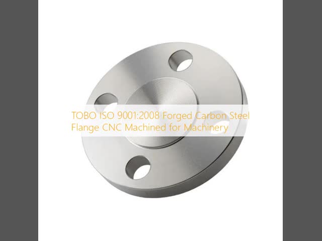 TOBO ISO9001 2008 Certificate Custom Made Forged Carbon Cnc Steel Flange For Machine Parts