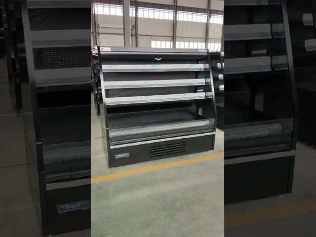 SEMI125M Semi Height air curtain display fridge