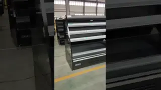 SEMI125M Semi Height air curtain display fridge