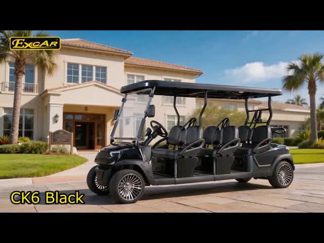 Electric Golf Carts Equipped with Intelligent Onboard Charger and AC Control System Ensuring Energy and Long Battery Life