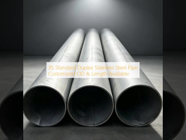 Customized Length Duplex Stainless Steel Pipe JIS Standard Outer Diameter Customized