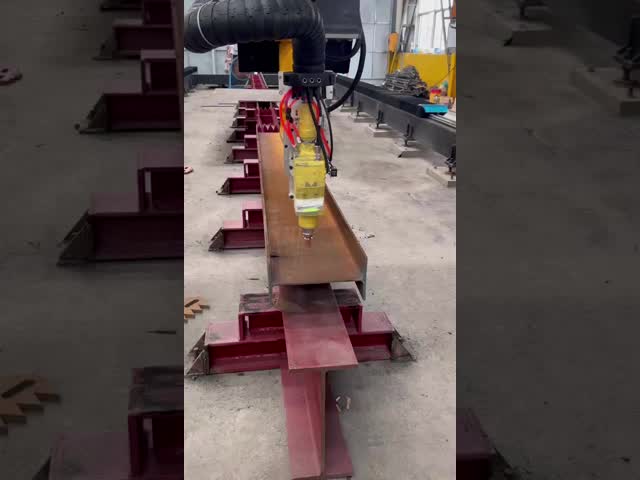 H-beam three-dimensional five-axis  laser production line laser cutting machine