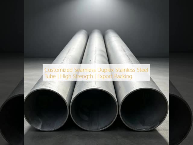 Customized Inner Diameter Duplex Stainless Steel Pipe Standard Export Package