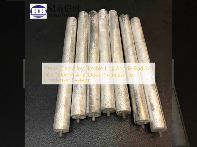 Stop Water Tank Odor 19mm Zinc Alloy Anode Rod