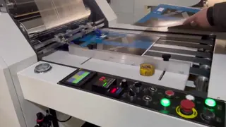 Semi Automatic Pre-coating Film Laminating Machine 1000kg 3300x1200x1400mm