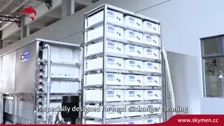 Large Capacity Ultrasonic Cleaning Machine for Industrial Heat Exchangers, Tube Bundles & Heavy-Duty Components
