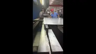 160T CNC hydraulic press brake daily production