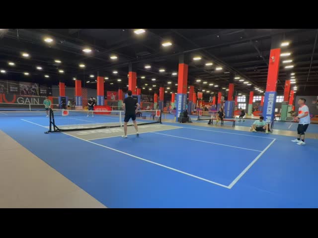 Lightweight Aluminum Pickleball Practice Net Set System
