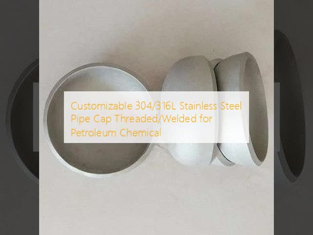 Customizable Stainless Steel Pipe Cap with Various Material Options