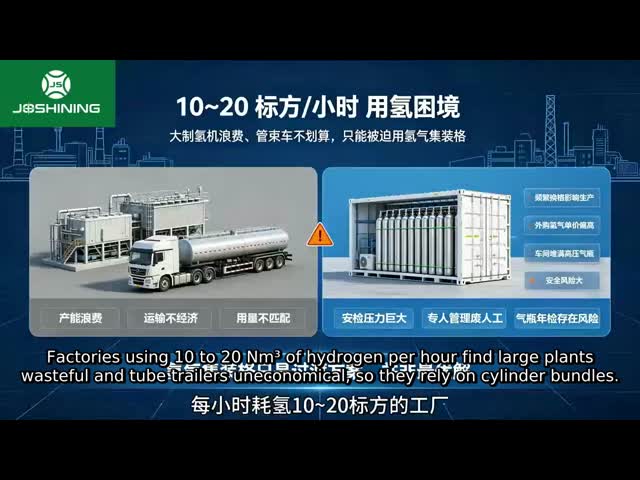 Skid-Mounted Explosion-Proof Methanol Cracking Hydrogen Production Equipment with 5-20 Nm3/h Capacity and Fully Automatic Operation