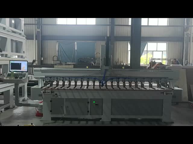 SHDJ3000 Wide Grooved Acoustic Panel Nailing Machine for Wood Slat Wall Panel Production