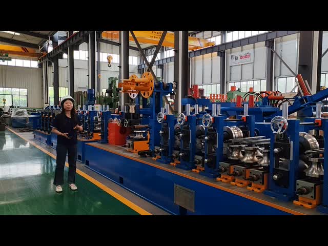 HG140 High-Speed HF Welded Carbon Steel Pipe Mill Φ50-141mm x 1.2-5.5mm 80m/min for Round/Square/Rectangular Tubes