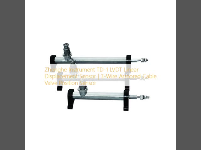 Zhonghe Instrument TD-1 LVDT Linear Displacement Sensor | 3-Wire Armored Cable Valve Position Sensor
