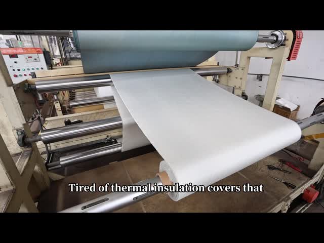 Turbine Blanket PTFE Coated Fiberglass Fabric Safety Apron 580g Coated Fiberglass Cloth Resuable