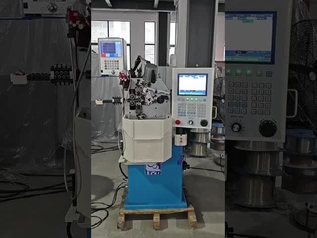 High Accuracy Compression Spring Machine 1200m / Min With CNC Control System