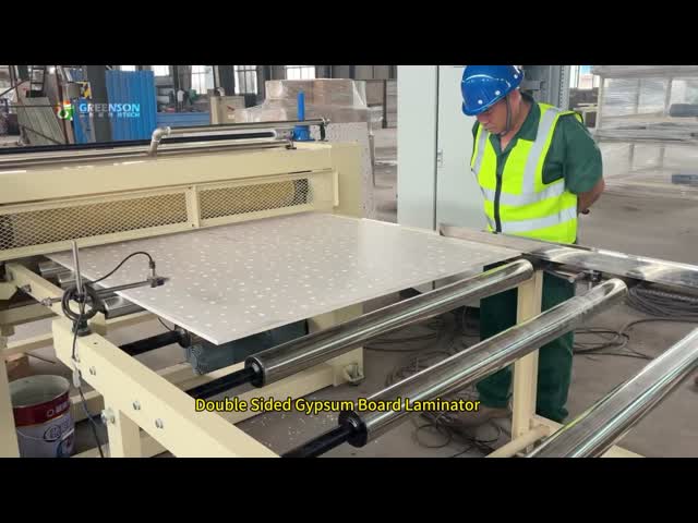 Turnkey Gypsum Ceiling Tile Manufacturing Plant 2 Million SQM Annual Output With Fully Automatic Production Line
