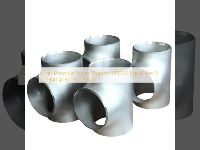 ASME B16.9 Stainless Steel Barred Tee SCH80 Butt Weld Corrosion Resistant Fittings