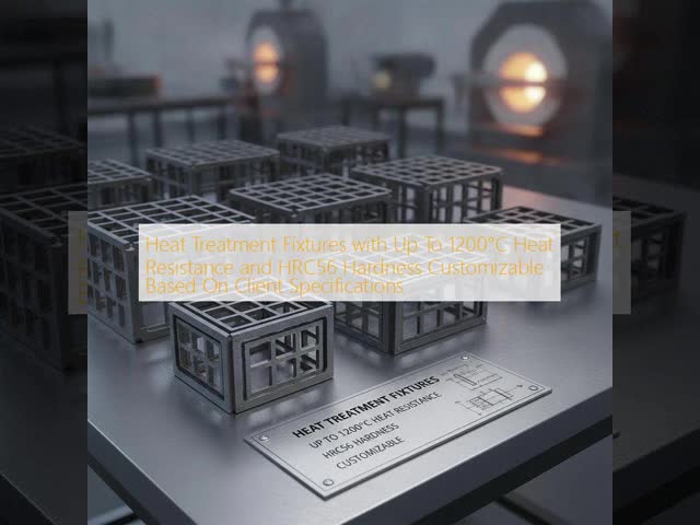 Heat Treatment Fixtures with Up To 1200°C Heat Resistance and HRC56 Hardness Customizable Based On Client Specifications