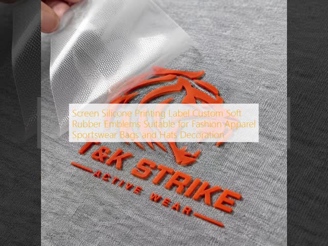 Custom Tpu Heat Transfer Logo 3D Tpu Label Transfer Soft Tpu Logo  For Garment