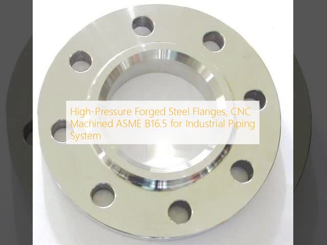 High Pressure B16.5 CNC Turned Forged Steel Flange for Pipeline Fittings