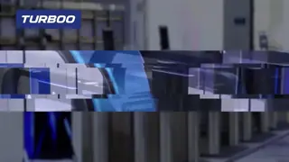 LED Light Swing Barrier Turnstile Access Control Systems Multiple Infrared Sensor D343