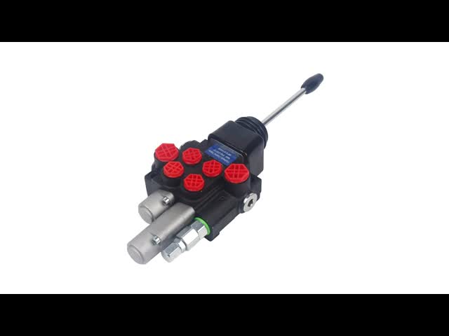 Hydraulic directional control valve joystick valve 2P40 for backhoe loader and mounted loaders with floating function
