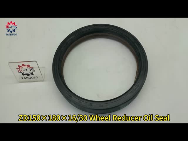 ZD 150×180×16/30 Rectangular Double Spring Combined Skeleton Oil Seal Fit CG30B CG930 ZL30B-II ZL30E CG932H LW300F/KV CLG830 LG833 XG930 LG930 SEM630 Loader Wheel Reducer Replacement Seal