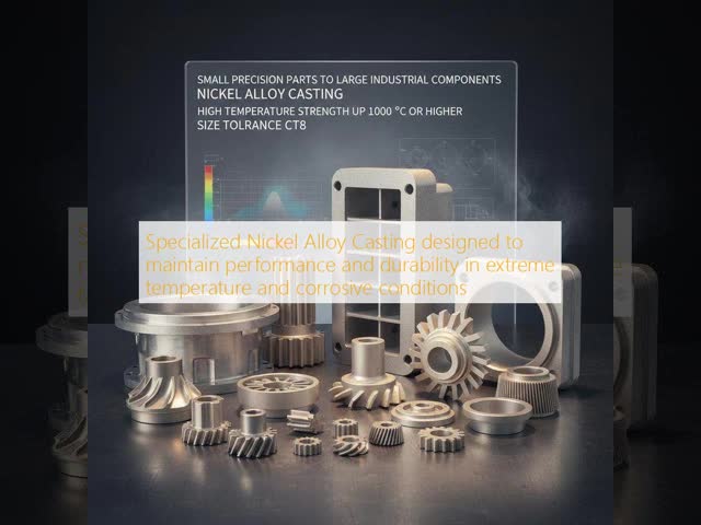 Nickel Alloy Casting with High Temperature Strength Up To 1000 °C and Size Tolerance CT8 for Small Precision Parts to Large Industrial Components