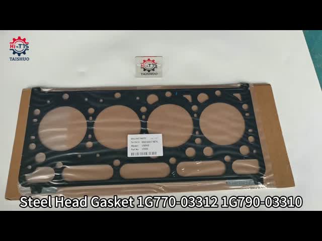 V2003 Diesel Engine Steel Cylinder Head Gasket OE 1G770-03312 1G77003312 1G790-03310 Replacement Parts Fit V2203 V2403