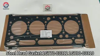 V2003 Diesel Engine Steel Cylinder Head Gasket OE 1G770-03312 1G77003312 1G790-03310 Replacement Parts Fit V2203 V2403