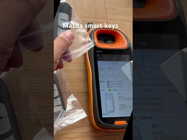 315Mhz 3+1 button WAZSKE13D01 SKE13D-01 49 Chip Smart Key For Mazda CX-5/CX-9